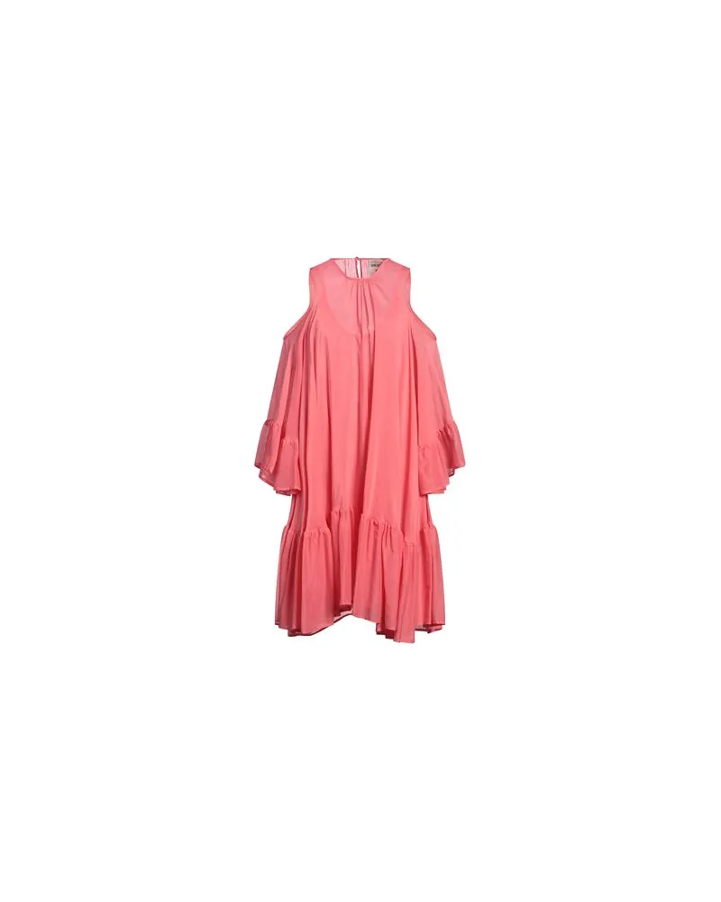 Semicouture KLEIDER - Mini-Kleiderauf YOOX.COM Koralle