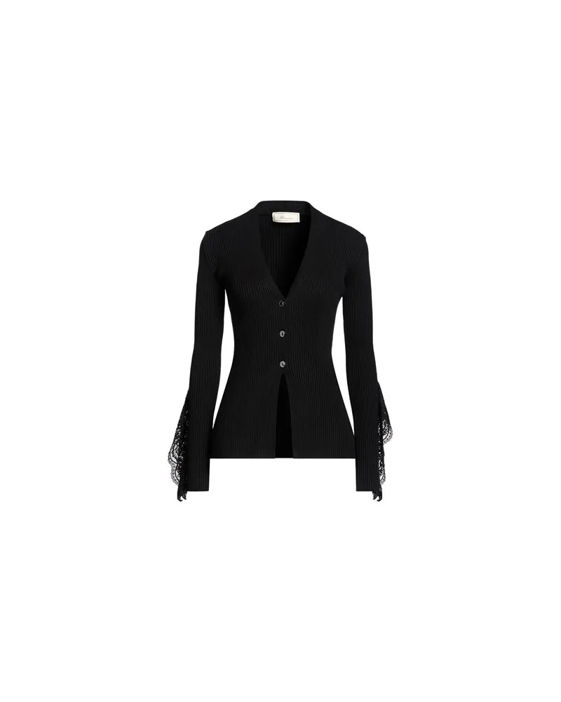 Blumarine STRICKWAREN - Strickjackenauf YOOX.COM Schwarz