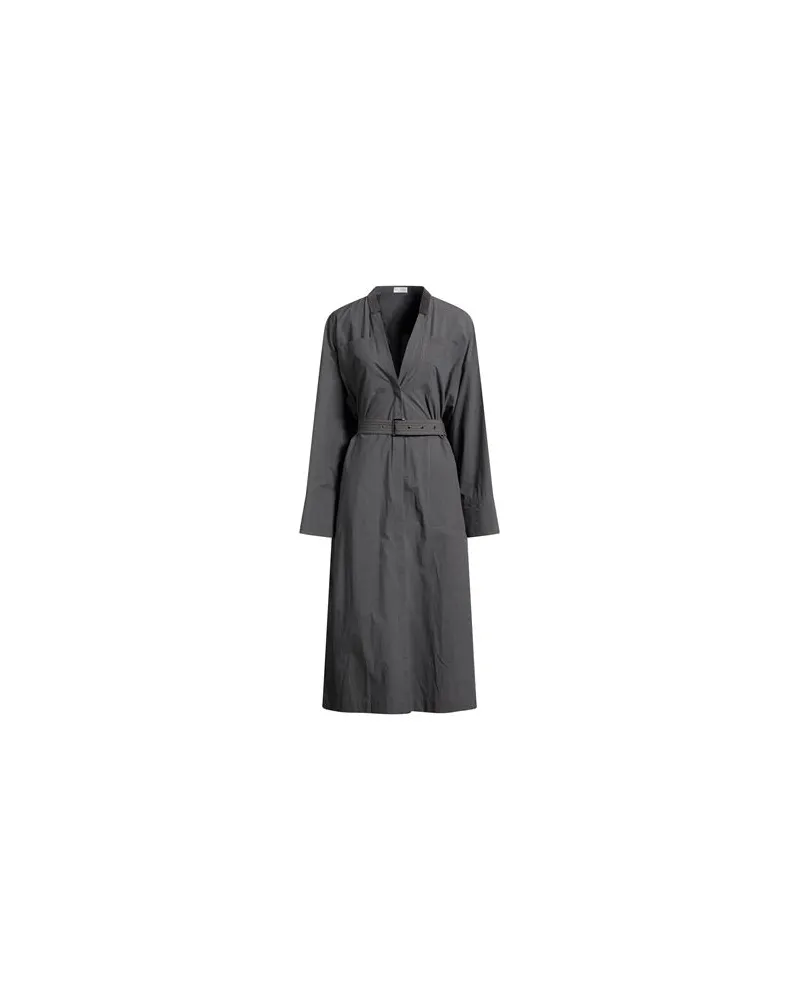 Brunello Cucinelli KLEIDER - Midi-Kleiderauf YOOX.COM Braungrau