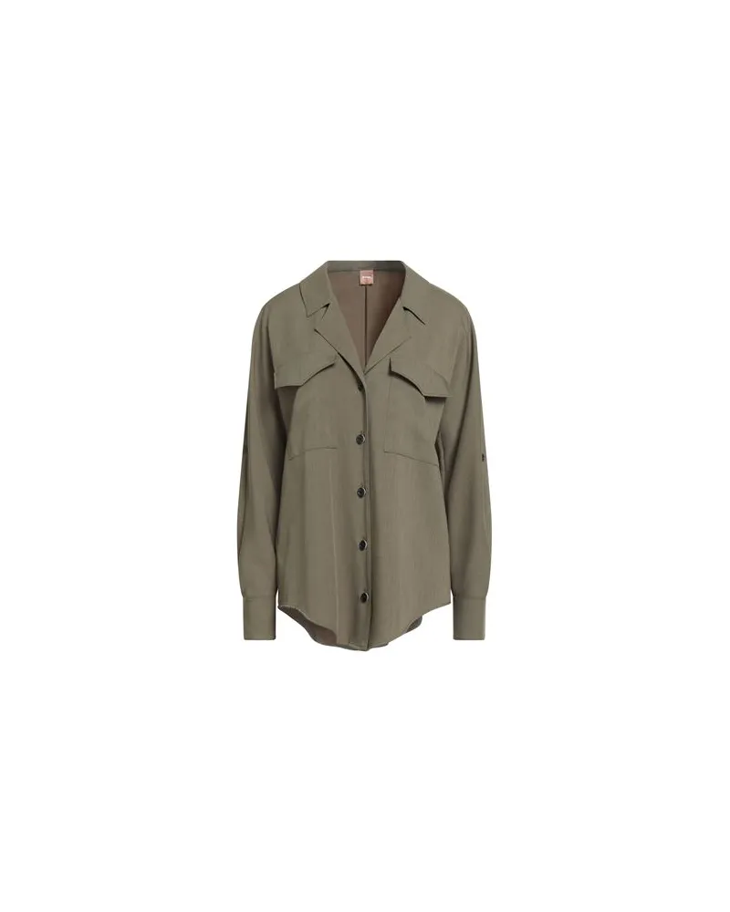 HUGO BOSS TOPS - Hemdenauf YOOX.COM Militärgrün