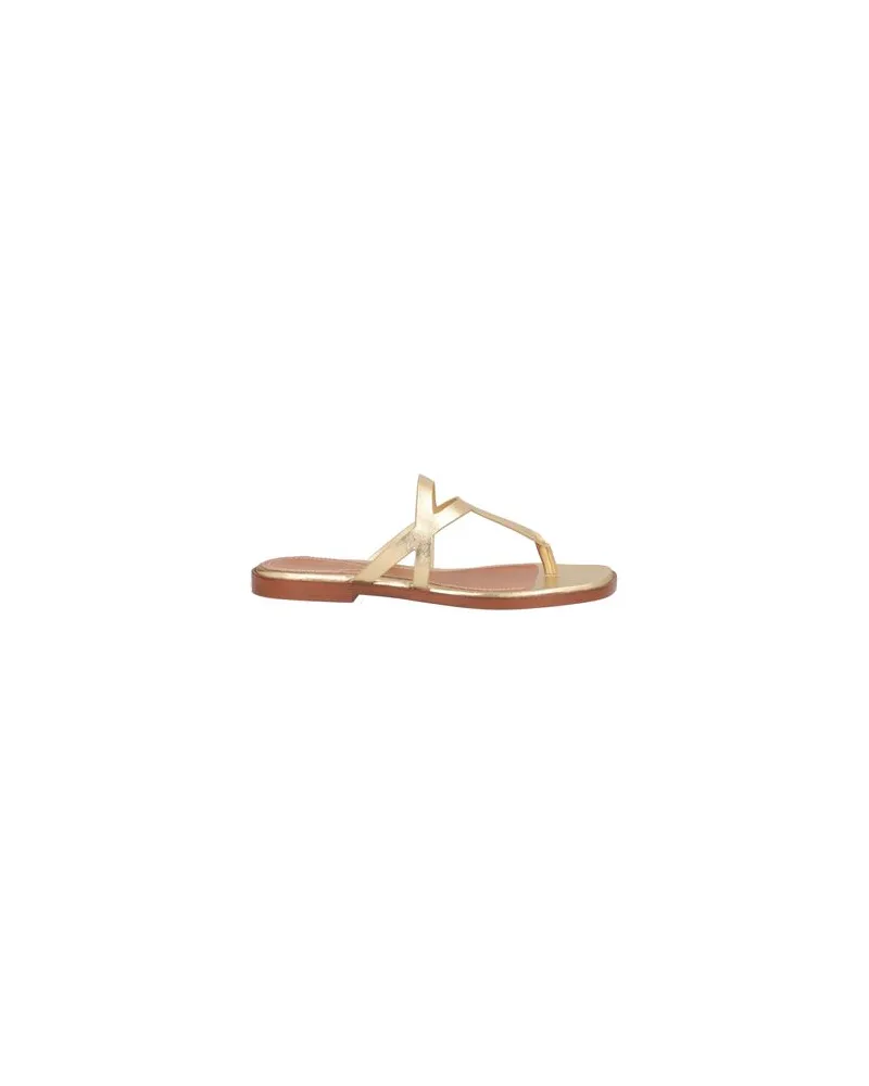 Zimmermann SCHUHE - Zehentrennerauf YOOX.COM Gold