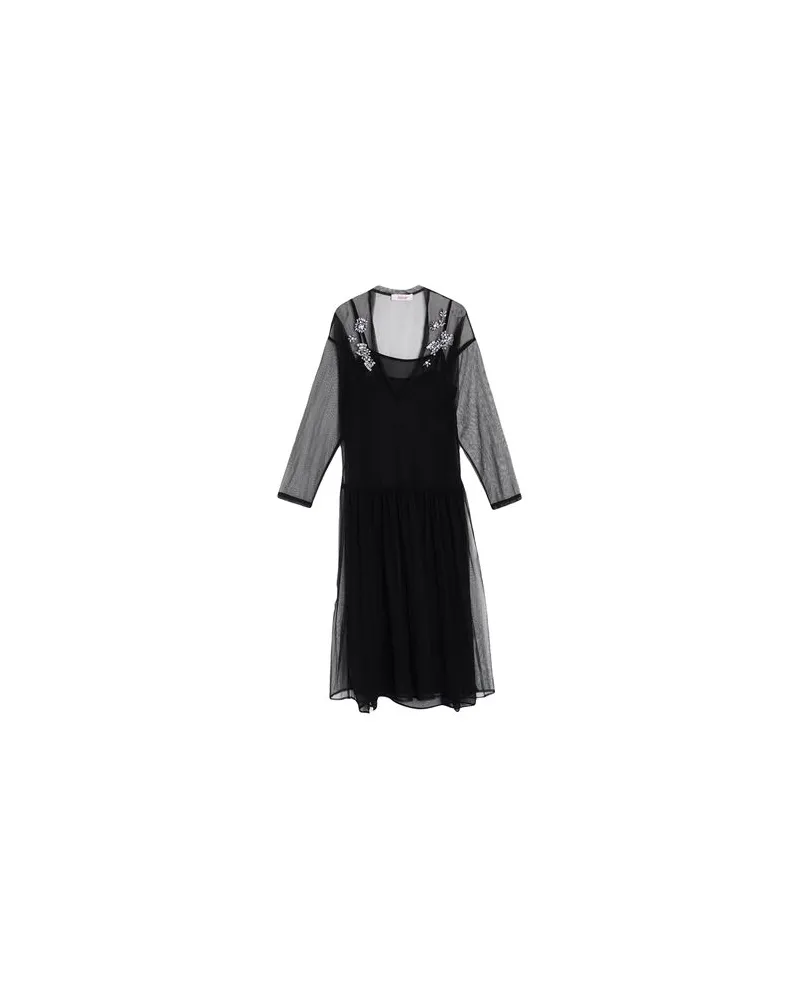Jucca KLEIDER - Midi-Kleiderauf YOOX.COM Schwarz