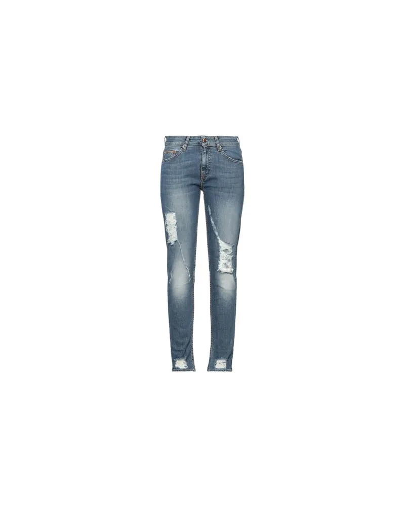 Care Label HOSEN & RÖCKE - Jeanshosenauf YOOX.COM Blau
