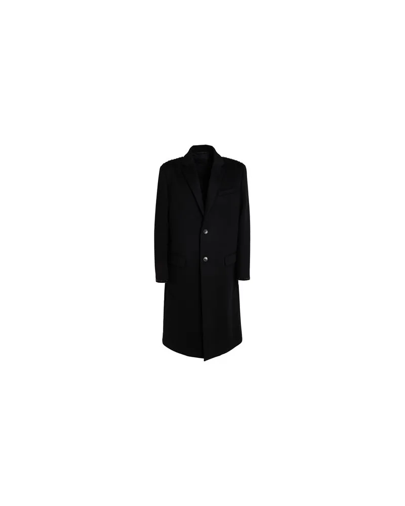 Valentino Garavani BLACK UNTITLED - JACKEN & MÄNTEL - Mäntelauf YOOX.COM Schwarz