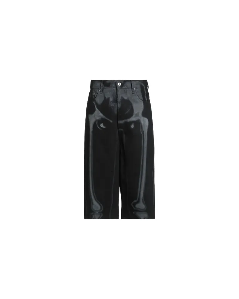 OFF-WHITE HOSEN & RÖCKE - Jeansshortsauf YOOX.COM Schwarz