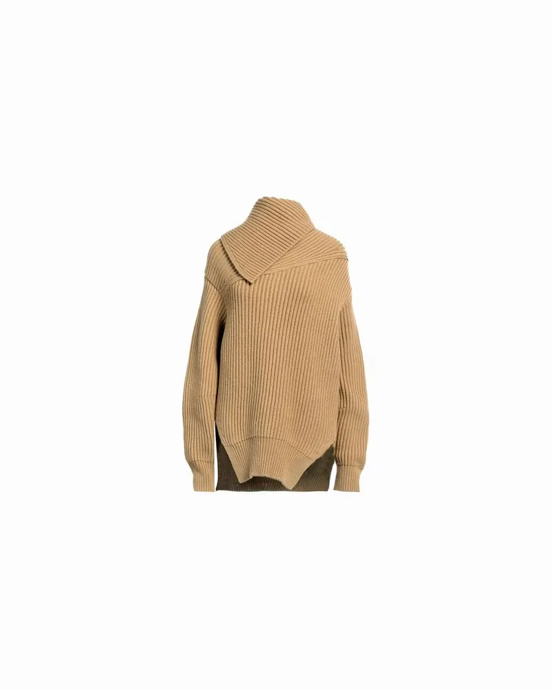 Jil Sander STRICKWAREN - Rollkragenpulloverauf YOOX.COM Kamel