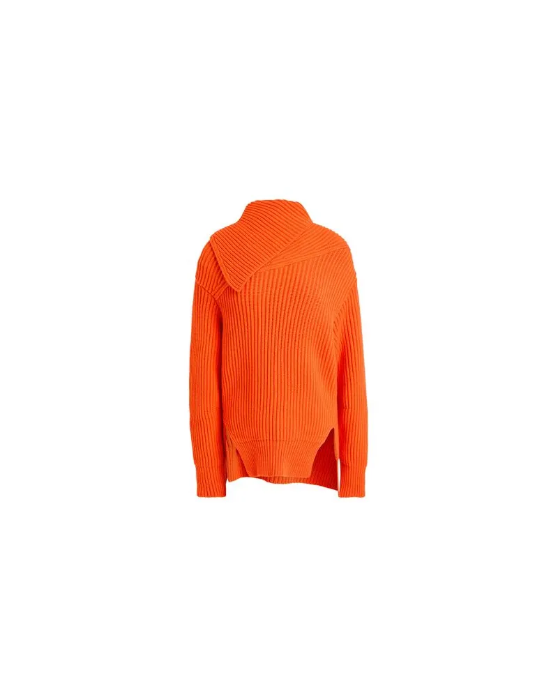 Jil Sander STRICKWAREN - Rollkragenpulloverauf YOOX.COM Orange