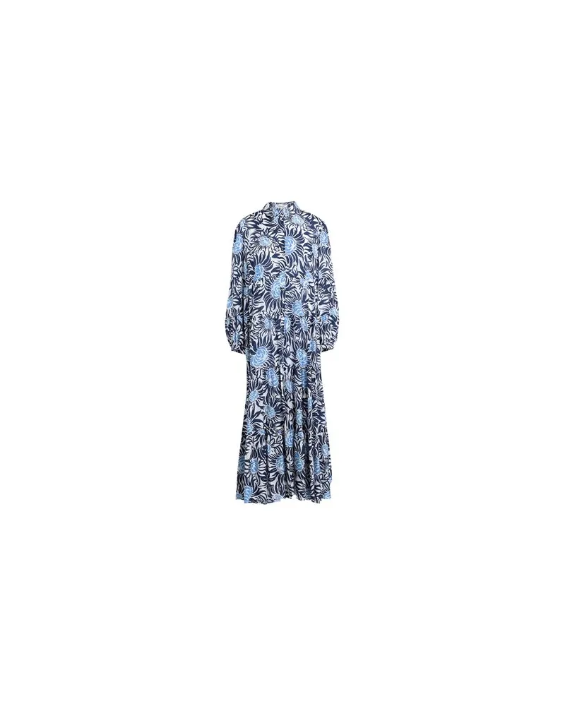 Diane von Furstenberg KLEIDER - Maxi-Kleiderauf YOOX.COM Marineblau
