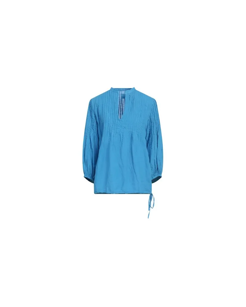 120% Lino TOPS - Topsauf YOOX.COM Azurblau