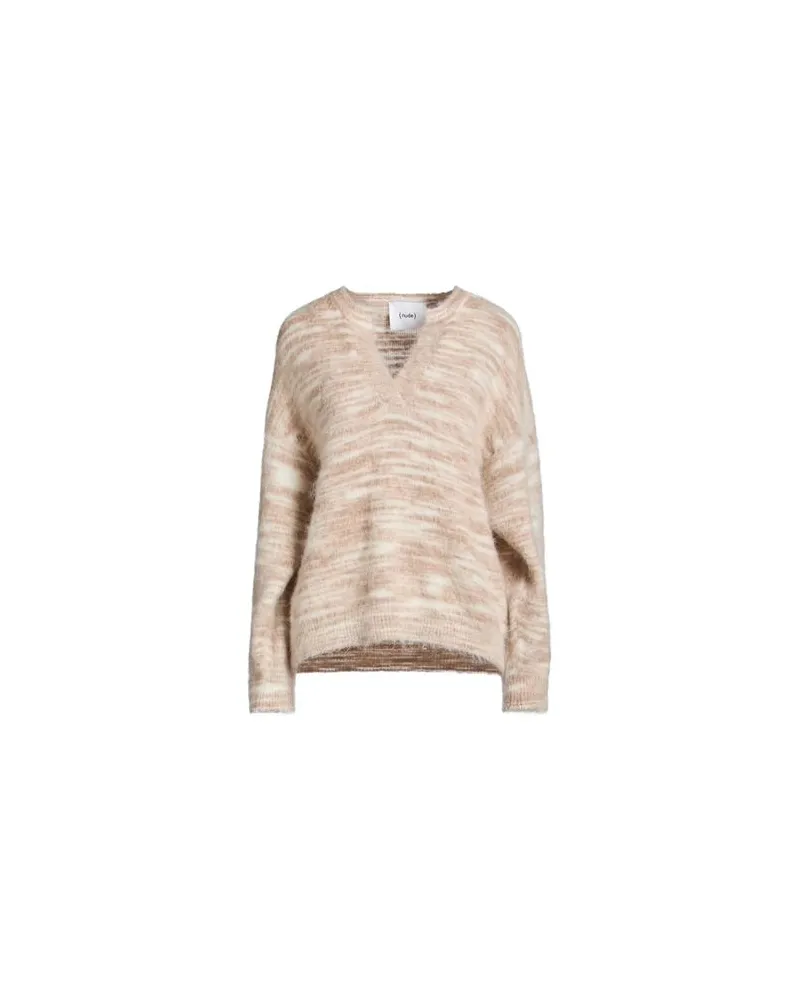 NUDE STRICKWAREN - Pulloverauf YOOX.COM Beige