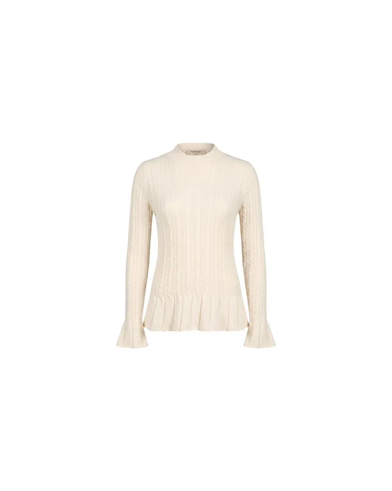 Twin-Set STRICKWAREN - Rollkragenpulloverauf YOOX.COM Beige