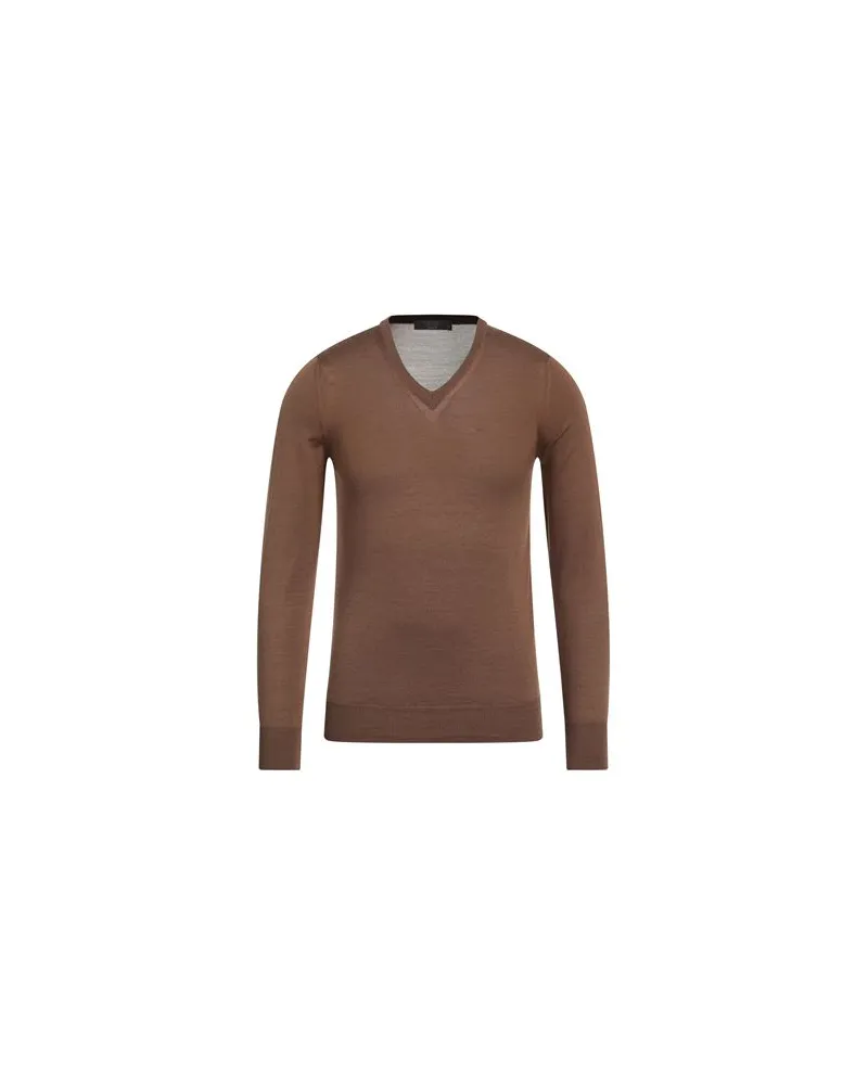 VNECK STRICKWAREN - Pulloverauf YOOX.COM Kamel