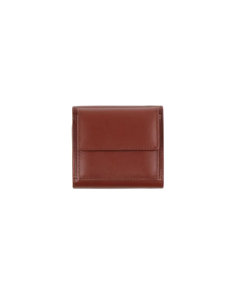 A.P.C. Kleinlederwaren - Brieftaschenauf YOOX.COM Braun