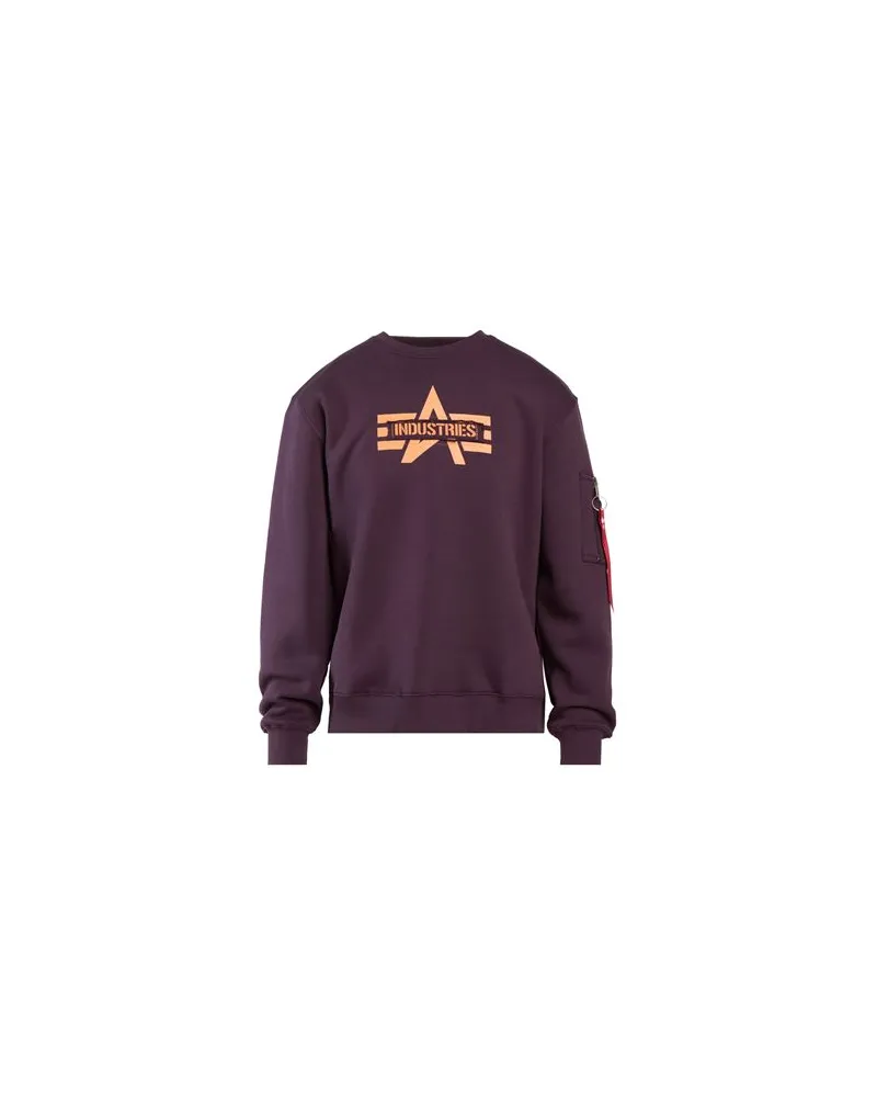 Alpha Industries TOPS - Sweatshirtsauf YOOX.COM Dunkelviolett