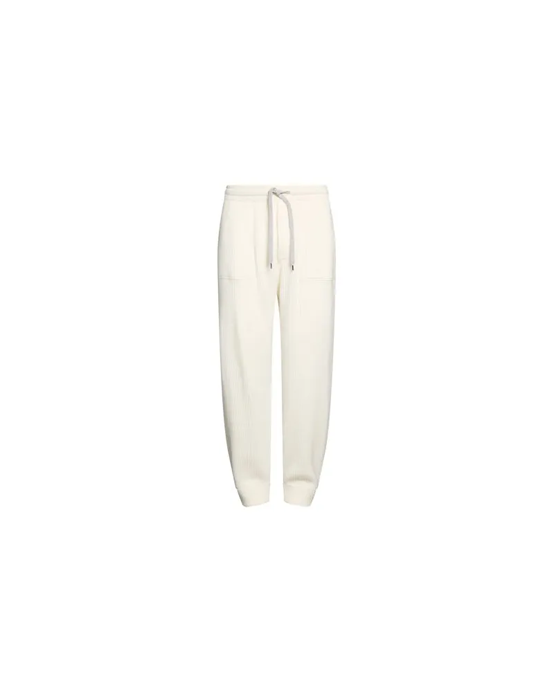 Brunello Cucinelli HOSEN & RÖCKE - Hosenauf YOOX.COM Elfenbein