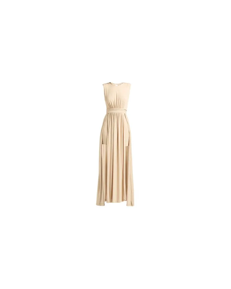 Rinascimento KLEIDER - Maxi-Kleiderauf YOOX.COM Sand