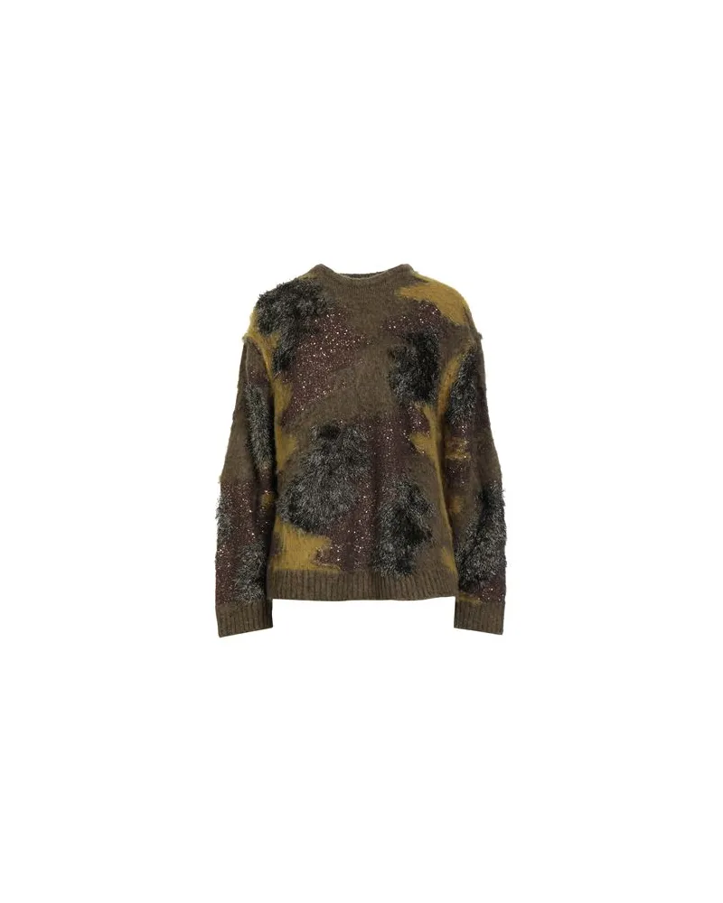 Semicouture STRICKWAREN - Pulloverauf YOOX.COM Militärgrün