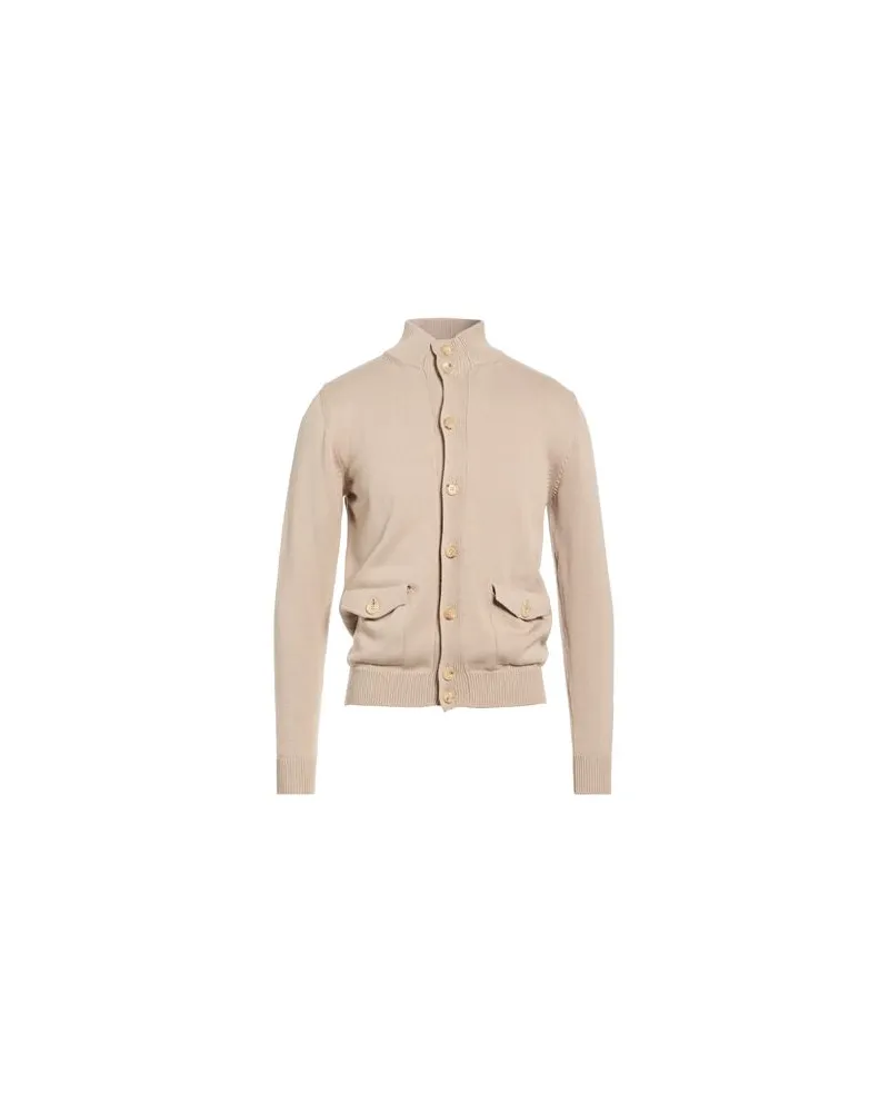 Luigi Borrelli STRICKWAREN - Strickjackenauf YOOX.COM Sand