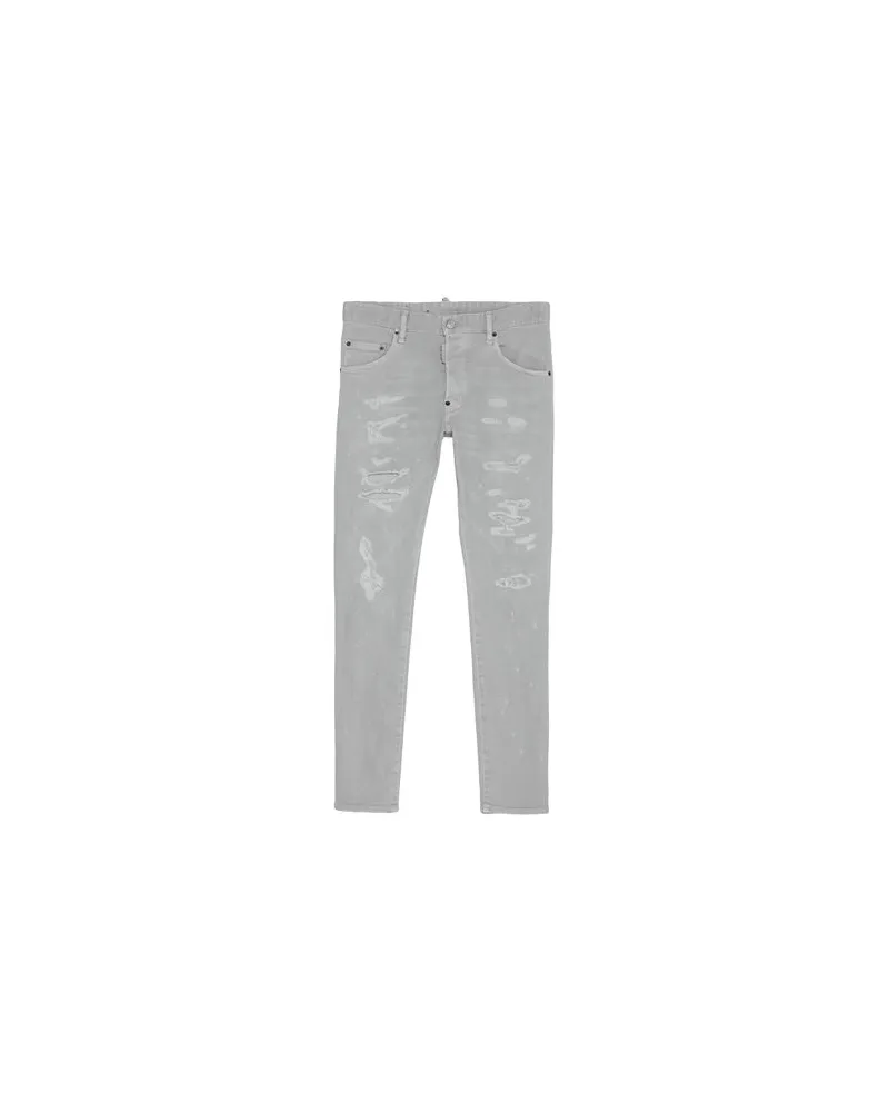 Dsquared2 HOSEN & RÖCKE - Jeanshosenauf YOOX.COM Hellgrau