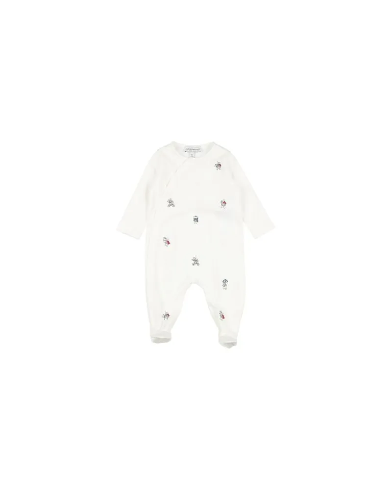 Emporio Armani NEUGEBORENE - Babystrampler & -Latzhoseauf YOOX.COM Weiß