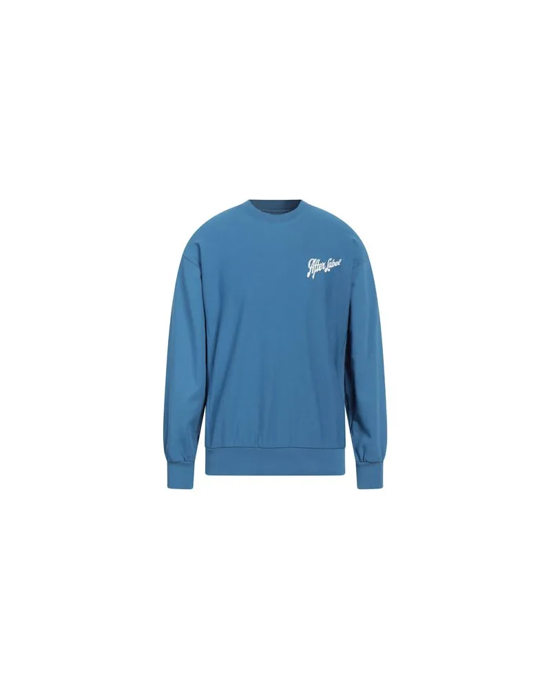 AFTER/LABEL TOPS - Sweatshirtsauf YOOX.COM Taubenblau