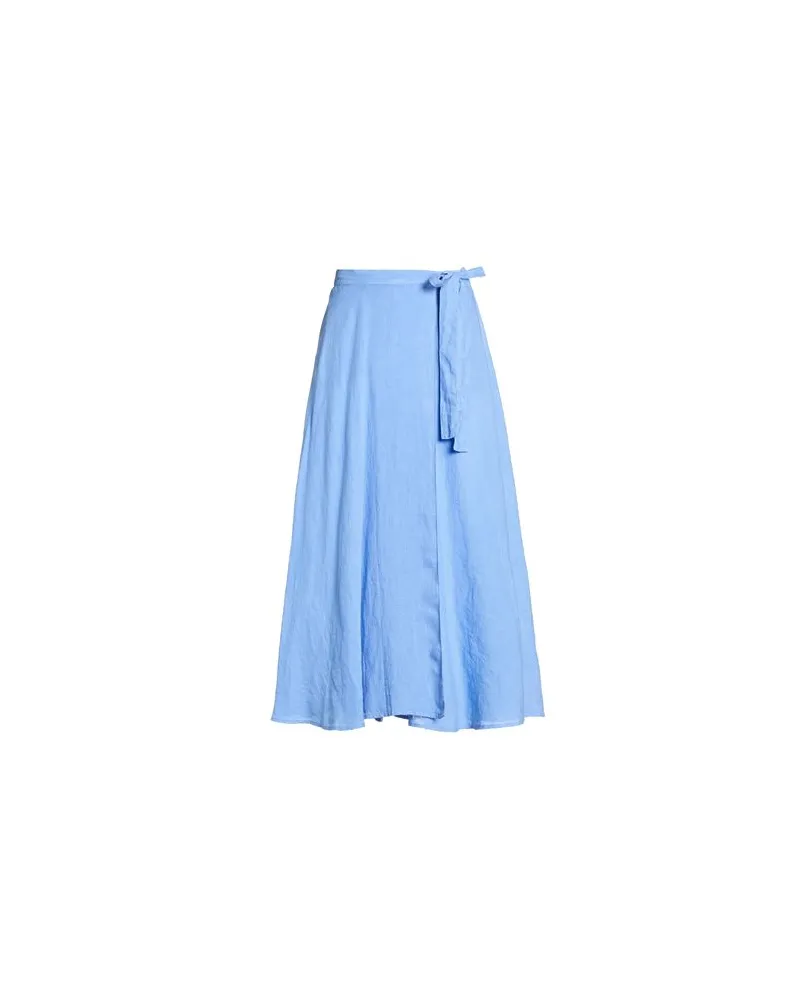 120% Lino HOSEN & RÖCKE - Midi-Röckeauf YOOX.COM Hellblau