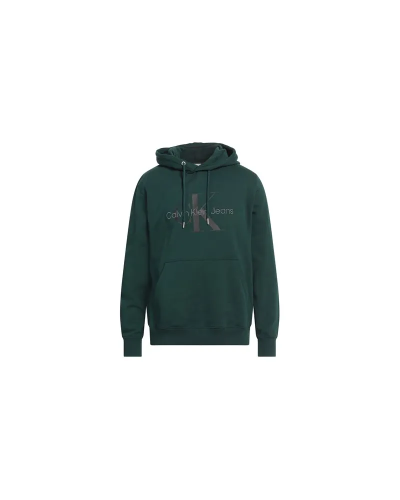 Calvin Klein TOPS - Sweatshirtsauf YOOX.COM Dunkelgrün