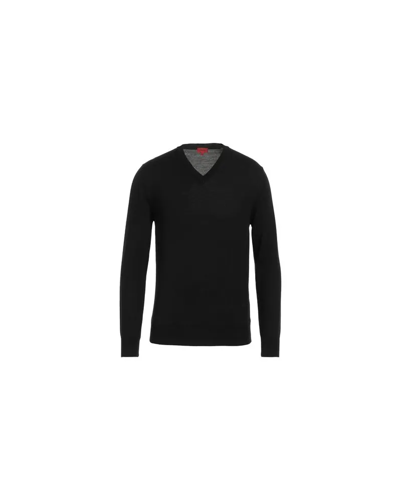 Isaia STRICKWAREN - Pulloverauf YOOX.COM Schwarz