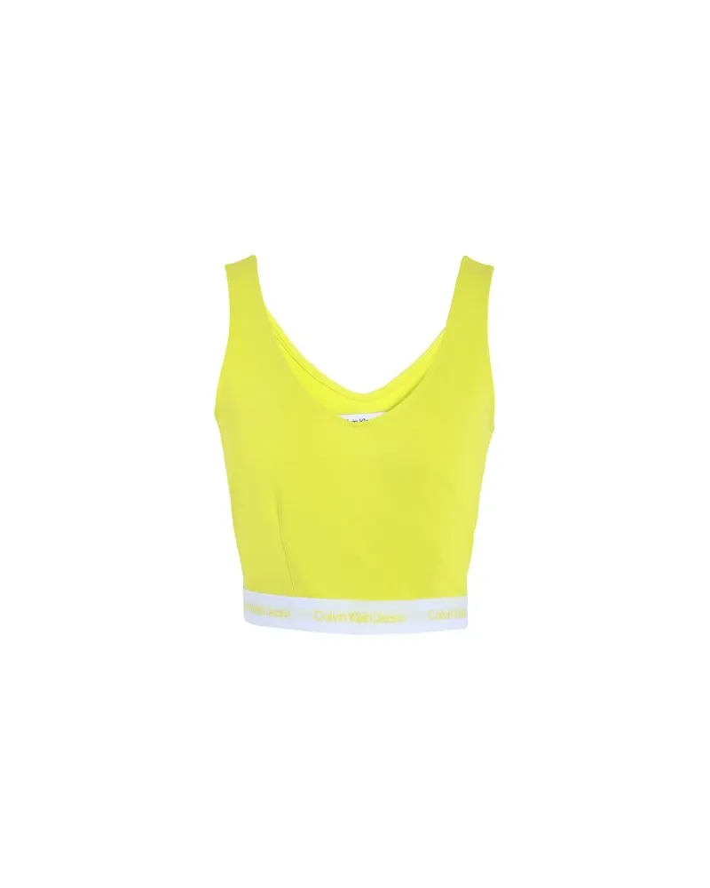 Calvin Klein TOPS - Topsauf YOOX.COM Limettengrün