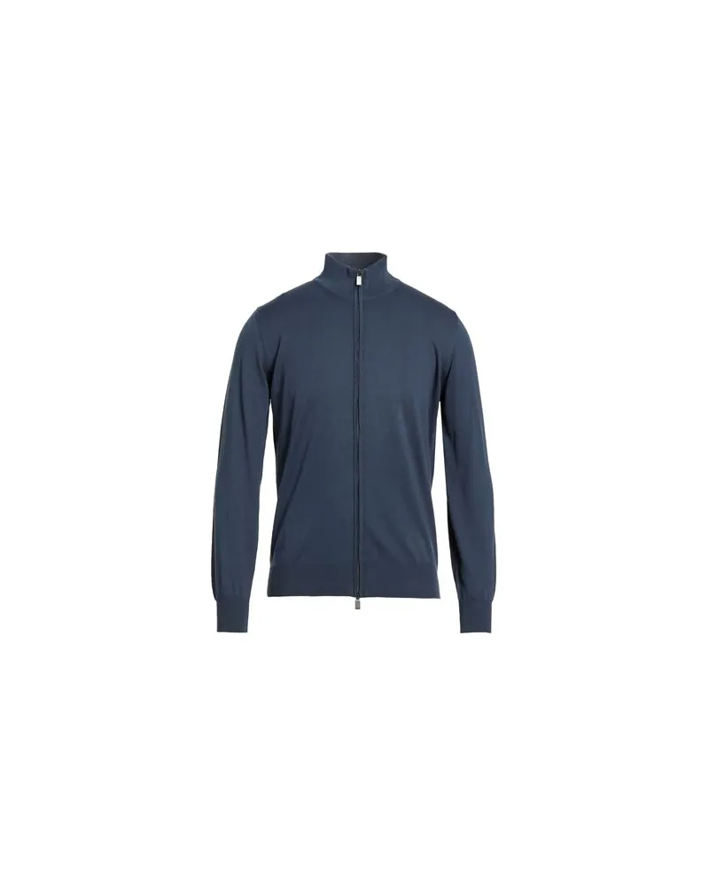Canali STRICKWAREN - Strickjackenauf YOOX.COM Marineblau