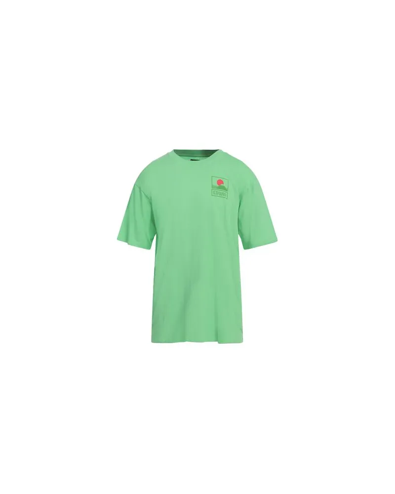 Edwin Jeans TOPS - T-shirtsauf YOOX.COM Grün