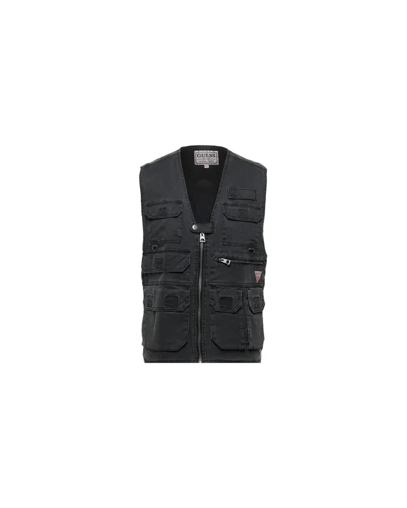 Guess JACKEN & MÄNTEL - Jeansjacken/Mäntelauf YOOX.COM Schwarz