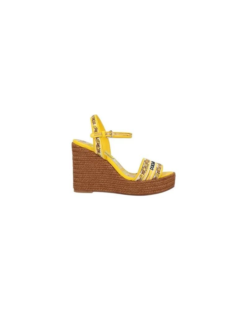 Dolce & Gabbana SCHUHE - Espadrillesauf YOOX.COM Gelb
