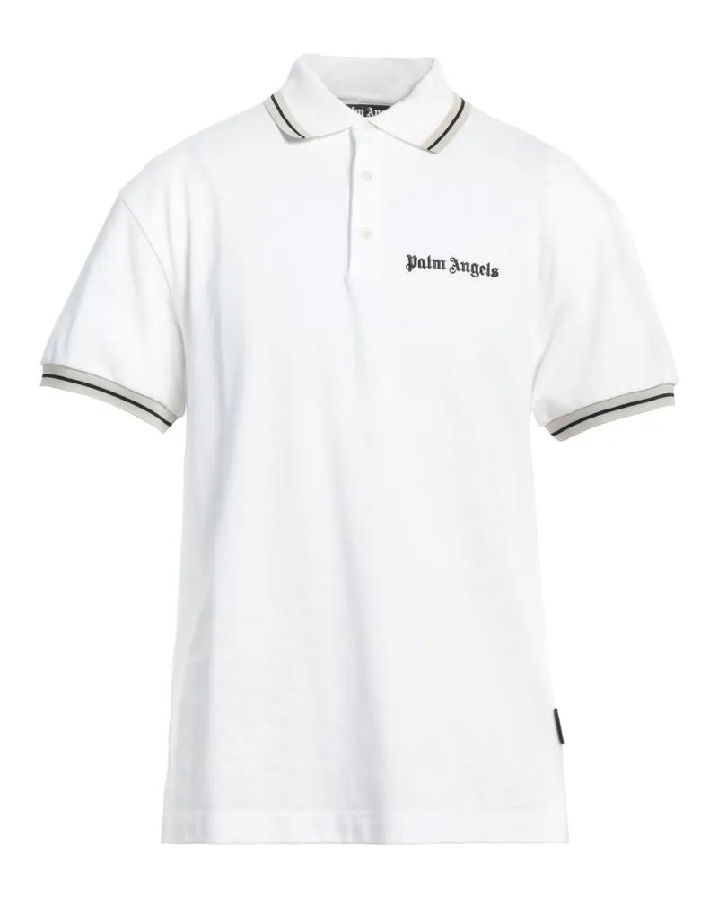 Palm Angels Poloshirt Weiß