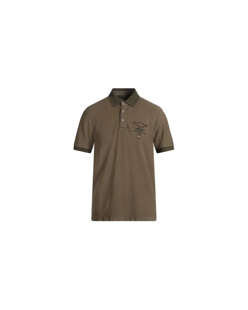Aeronautica Militare TOPS - Poloshirtsauf YOOX.COM Militärgrün
