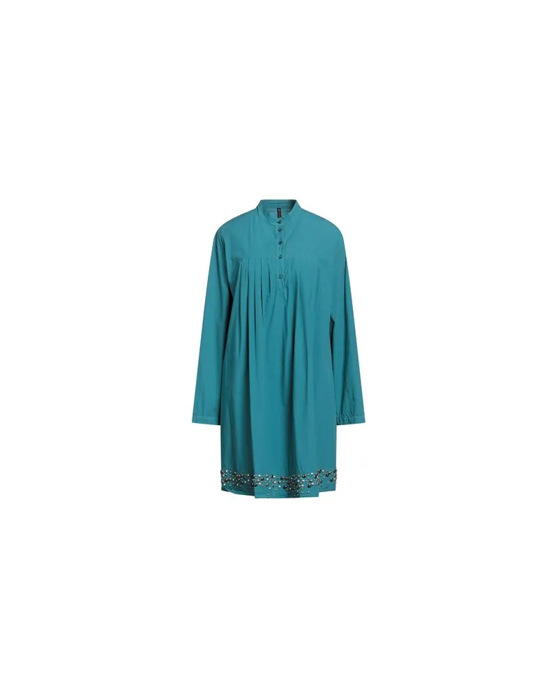 Manila Grace KLEIDER - Midi-Kleiderauf YOOX.COM Blaugrau