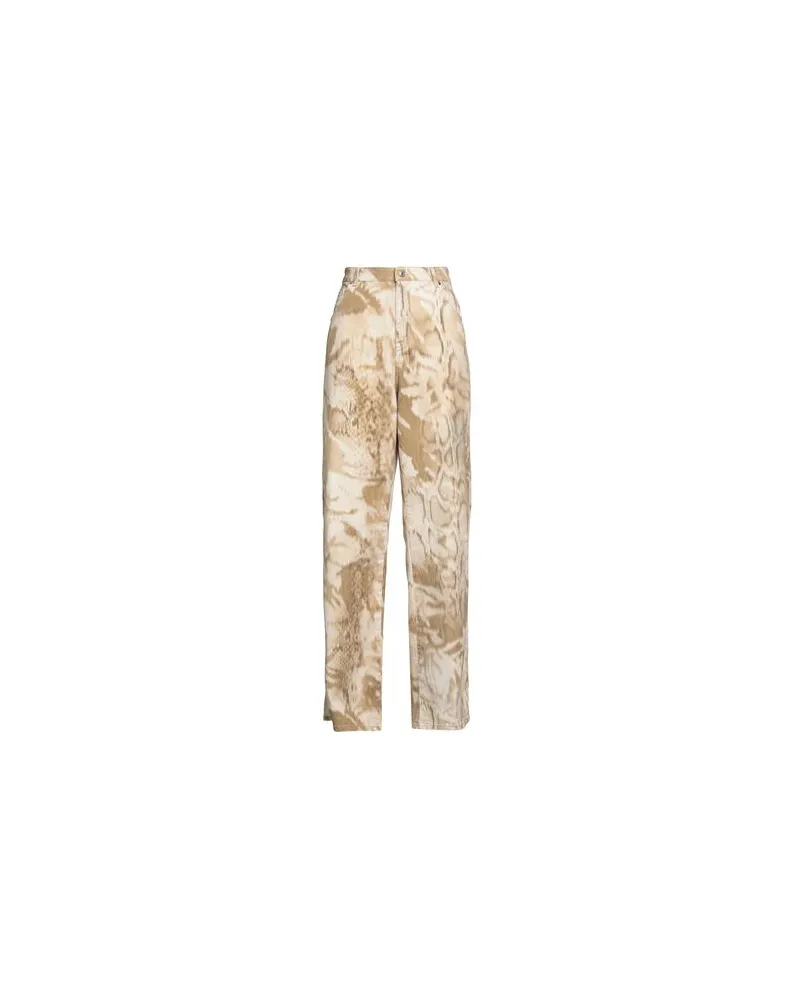 Blumarine HOSEN & RÖCKE - Jeanshosenauf YOOX.COM Beige