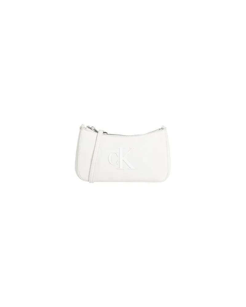 Calvin Klein TASCHEN - Umhängetascheauf YOOX.COM Elfenbein