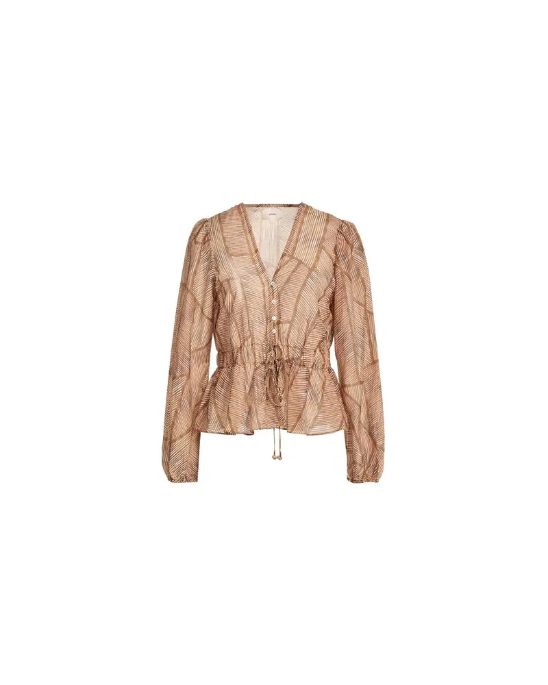Xírena TOPS - Hemdenauf YOOX.COM Hellbraun