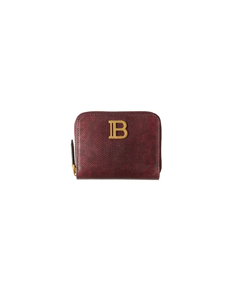 Balmain Kleinlederwaren - Brieftaschenauf YOOX.COM Bordeaux