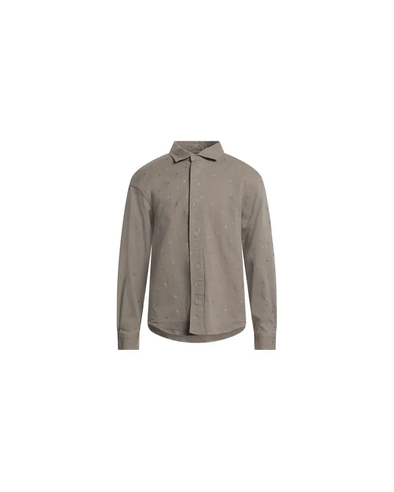 Emporio Armani TOPS - Jeanshemdenauf YOOX.COM Khaki