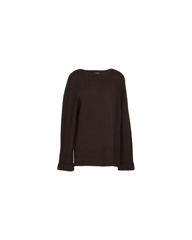 Alpha Studio STRICKWAREN - Pulloverauf YOOX.COM Dunkelbraun