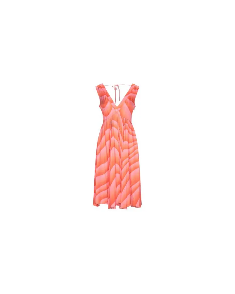 Just Cavalli KLEIDER - Midi-Kleiderauf YOOX.COM Koralle