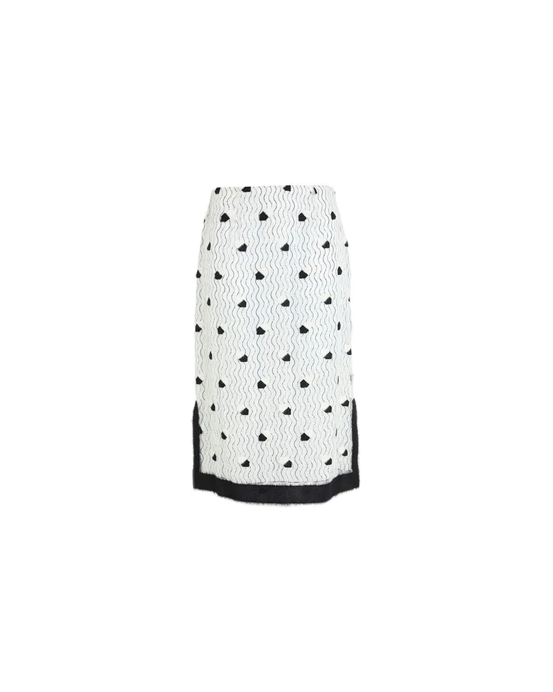 Marco de Vincenzo HOSEN & RÖCKE - Midi-Röckeauf YOOX.COM Weiß