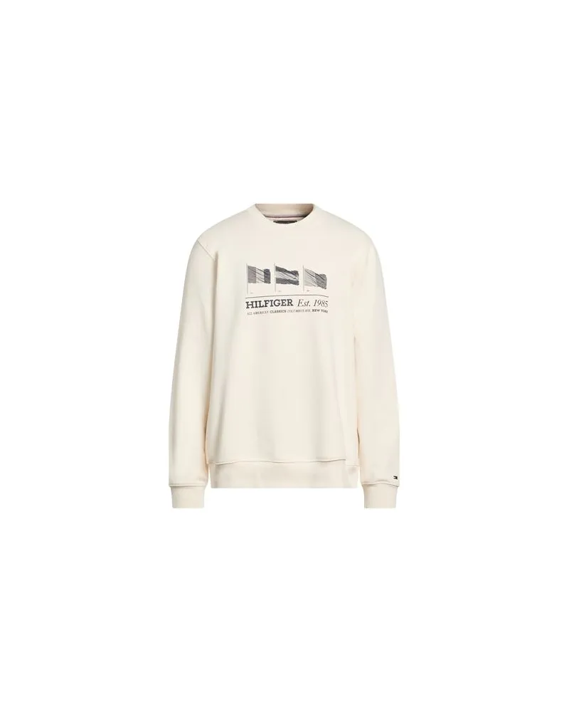 Tommy Hilfiger TOPS - Sweatshirtsauf YOOX.COM Cremeweiß