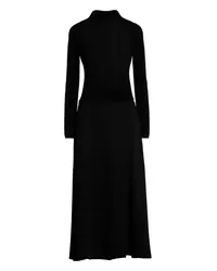 Vince Midi-Kleid Schwarz