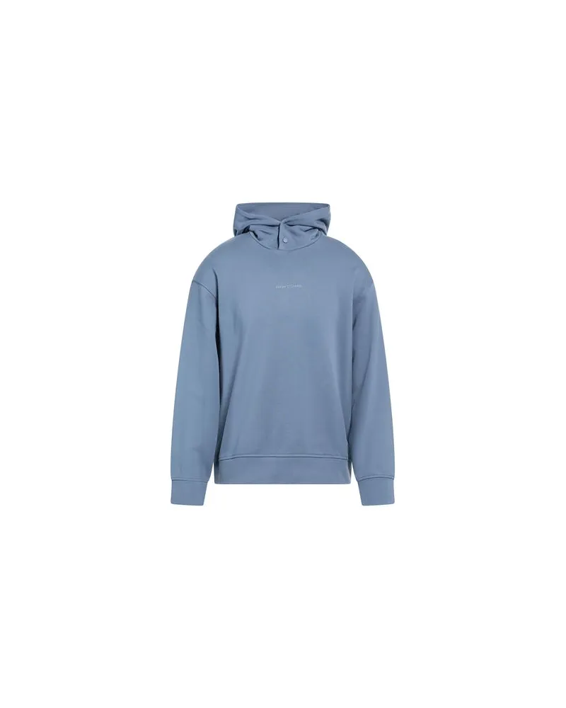 Armani Exchange TOPS - Sweatshirtsauf YOOX.COM Taubenblau