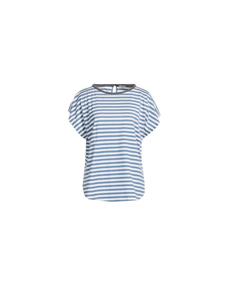 Brunello Cucinelli TOPS - T-shirtsauf YOOX.COM Blaugrau