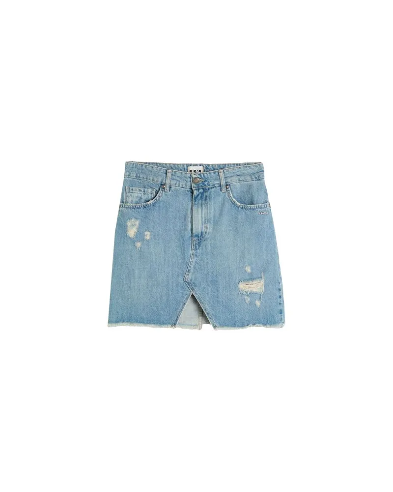 BERNA HOSEN & RÖCKE - Jeansröckeauf YOOX.COM Blau