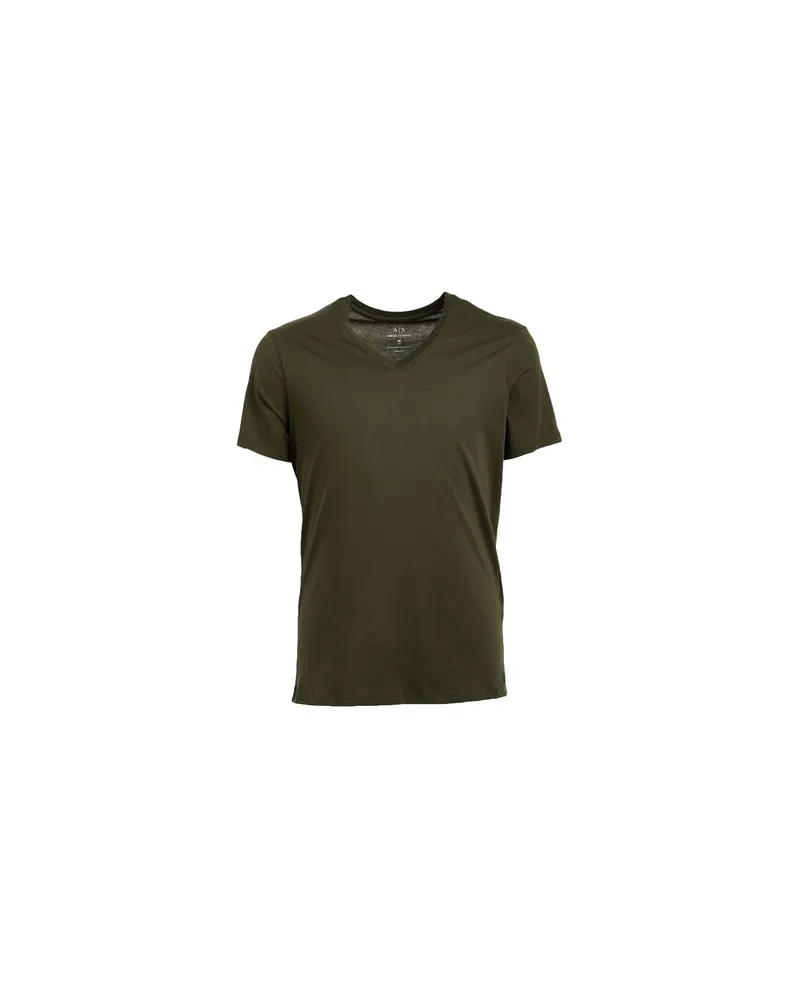Armani Exchange TOPS - T-shirtsauf YOOX.COM Militärgrün